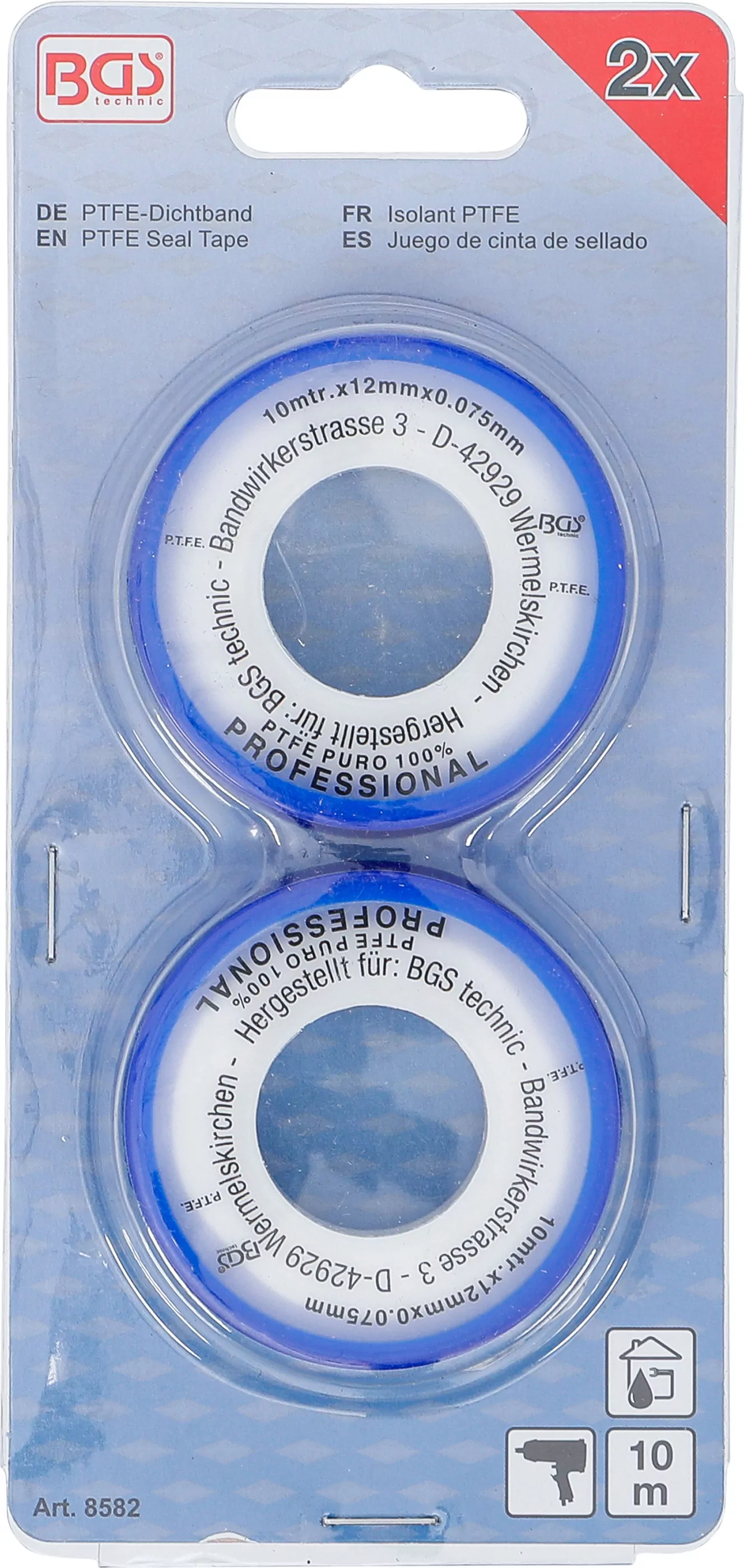 PTFE-Dichtband | 10 m | 2-tlg.