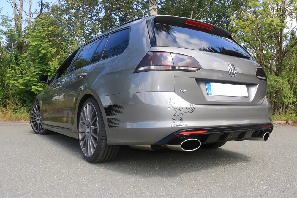 VW Golf VII Variant R - 4-Motion  Endschalldämpfer rechts/links - 160x90 Typ 38 rechts/links