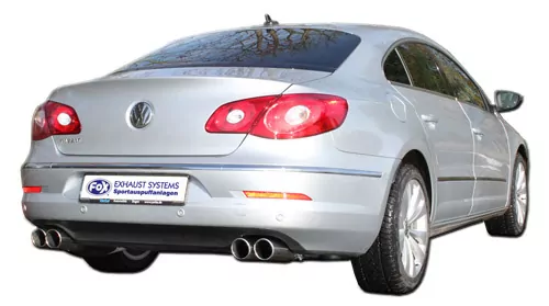 VW Passat 3C/ 3C CC  Endschalldämpfer Ausgang rechts/links - 2x90 Typ 13 rechts/links