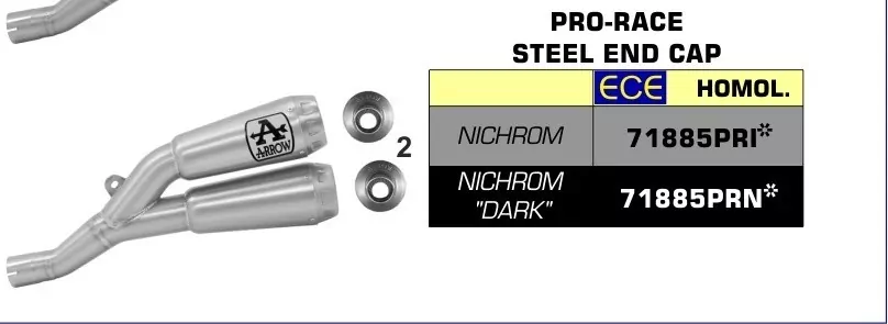 Arrow Pro-Race Edelstahl HONDA CB 1000 R 18-20