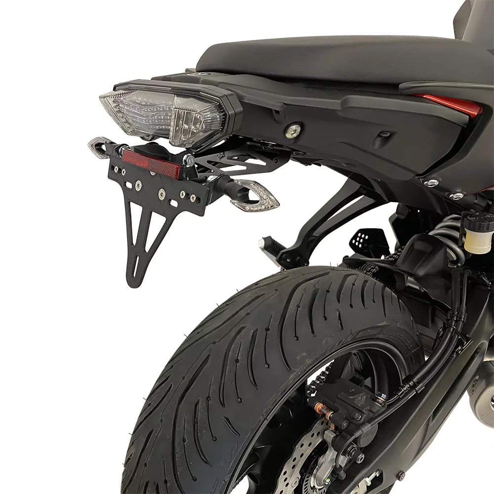 alpha Technik, Kennzeichenhalter für Yamaha Tracer 700; TYP RM30,RM31; Modelljahr 2020-