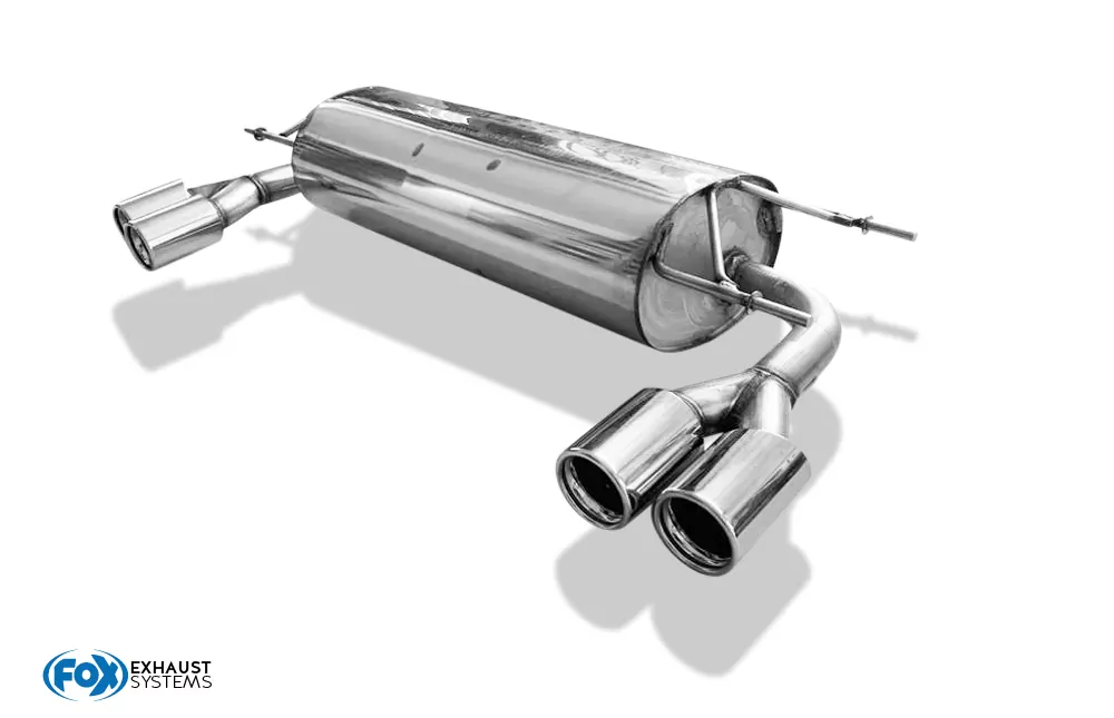 Mazda MX5 Typ NC  Endschalldämpfer Ausgang rechts/links - 2x76 Typ 13 rechts/links - dezenter sportlicher Sound mit EWG-Betriebserlaubnis