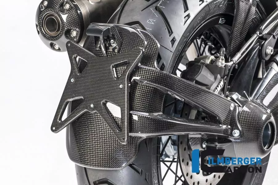 Ilmberger Carbon Spritzschutz incl. Kennzeichenträger