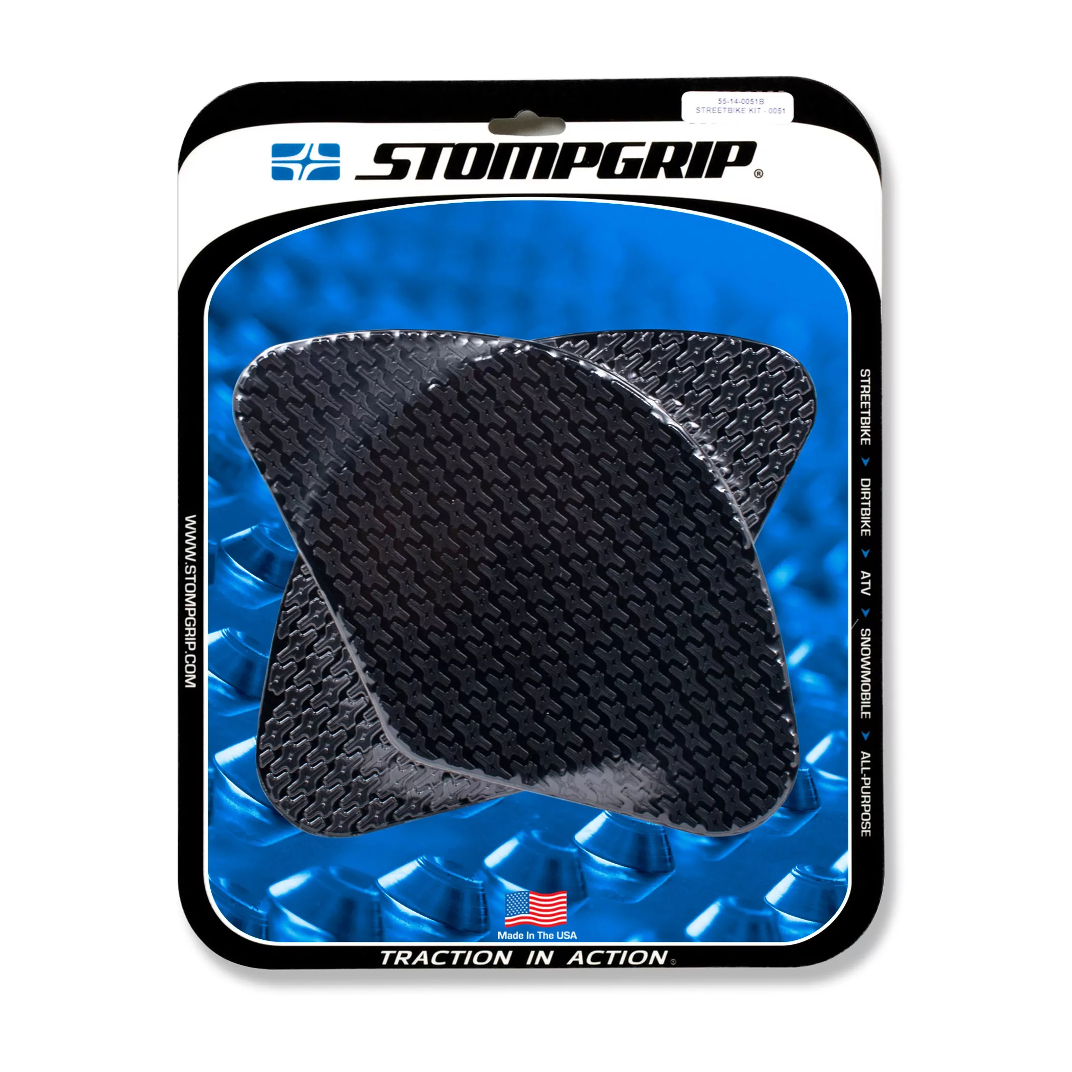 Stompgrip Traction Pad Icon für BMW R 1200 GS 03-12 Schwarz