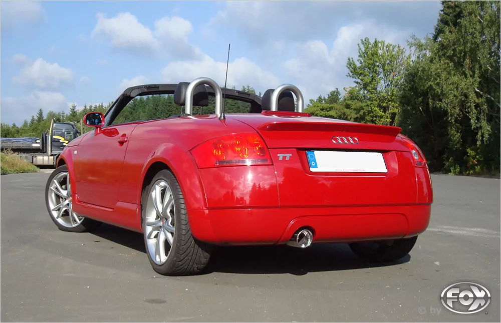 Audi TT 8N - Frontantrieb  Endschalldämpfer - 1x100 Typ 17
