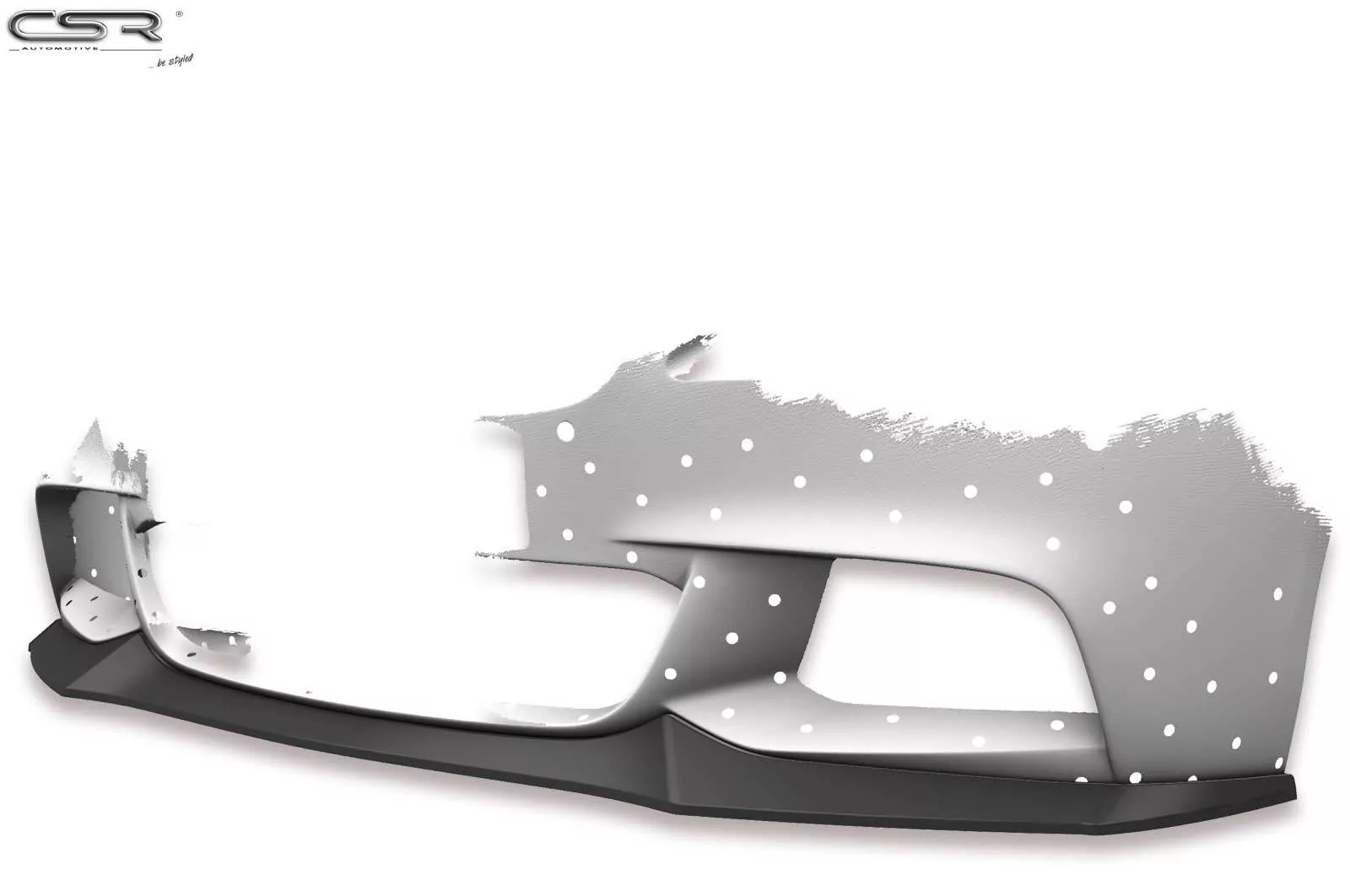 Cup-Spoilerlippe mit ABE für BMW 5er F10/F11 M-Paket CSL137-M Carbon Look (matt)