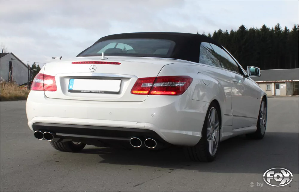 Mercedes E-Klasse Cabrio A207 - 6 Zylinder  Endschalldämpfer rechts/links - 2x115x85 Typ 32 rechts/links
