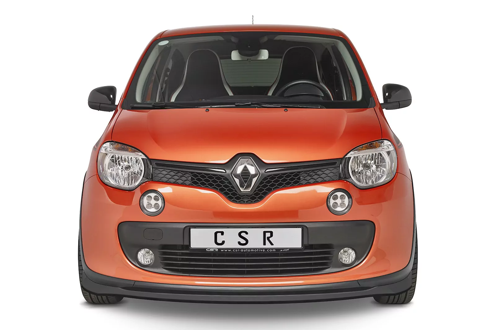 Cup-Spoilerlippe mit ABE für Renault Twingo 3 GT CSL559 Schwarz Strukturiert