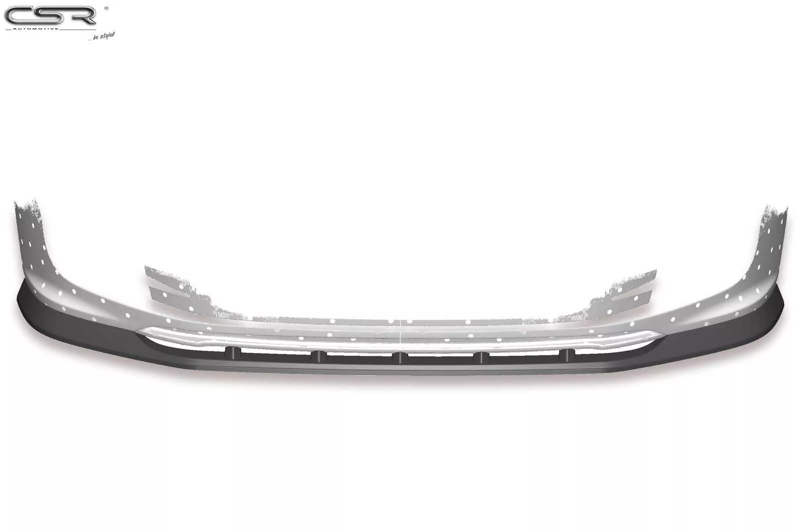 Cup-Spoilerlippe mit ABE für VW Golf 6 GTI Edition 35 CSL415-M Carbon Look (matt)