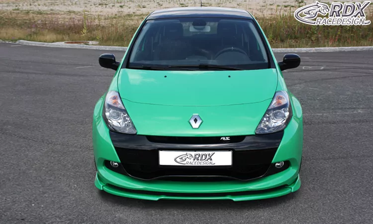 RDX Frontspoiler VARIO-X für RENAULT Clio 3 RS Phase 2 Frontlippe Front Ansatz Vorne Spoilerlippe