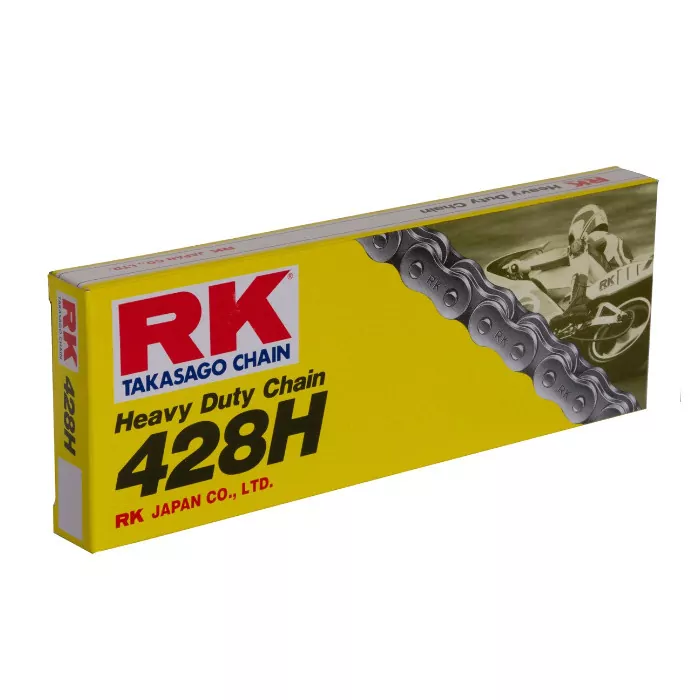 RK-Antriebskette 428H, 132 Glieder, offen mit Clipschloss