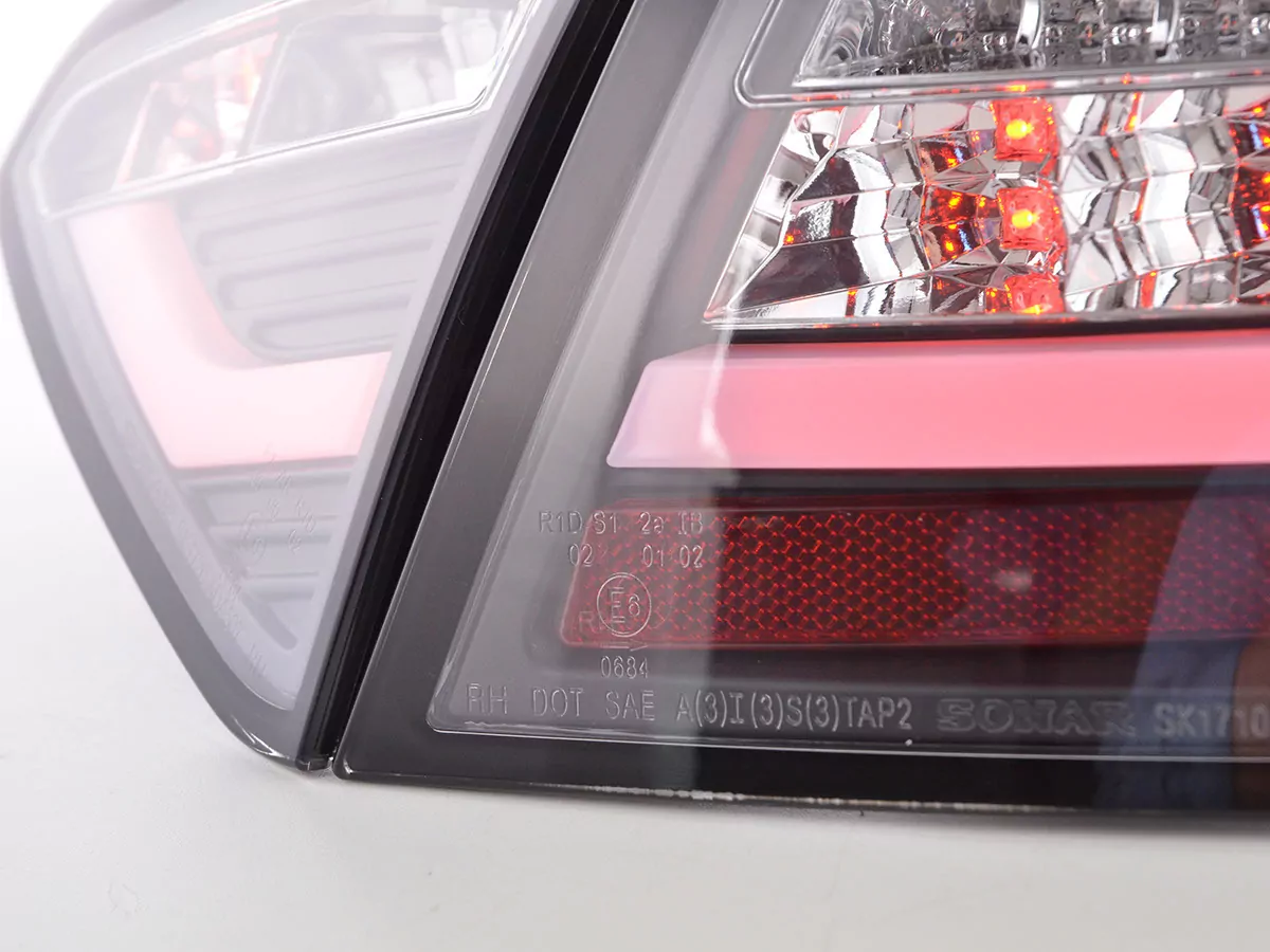 LED Rückleuchten Set Lightbar Audi A5 8T Coupe/Sportback Bj. 07-11 schwarz