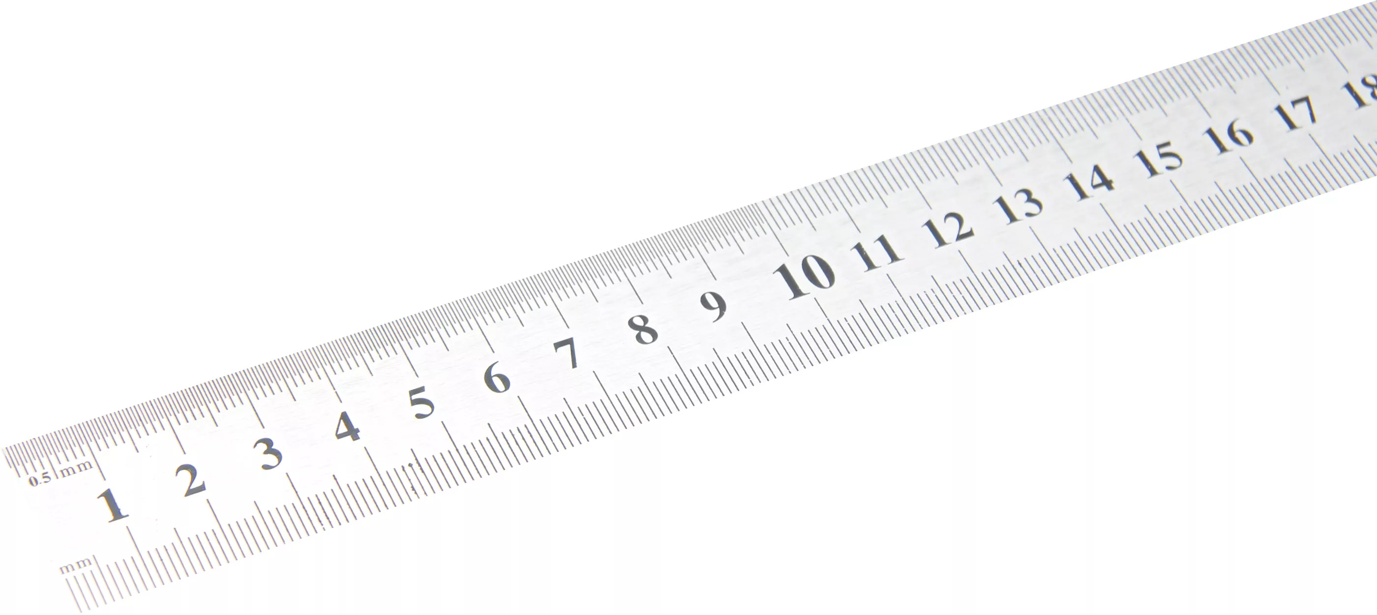 Stahl-Maßstab | biegsam | Edelstahl | rostfrei | 0,5 m