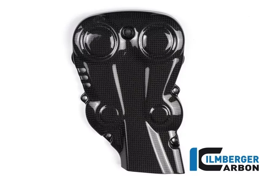 Ilmberger Carbon Zahnriemenabdeckung vertikal glanz Carbon