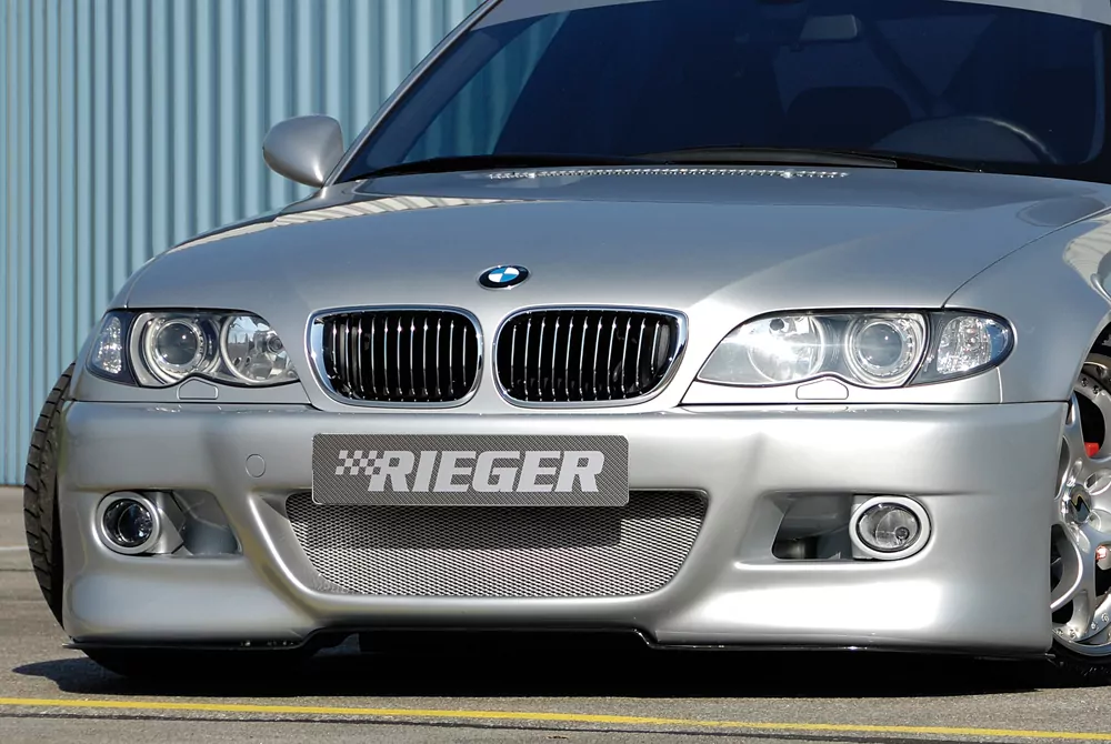 Rieger Spoilerstoßstange für BMW 3er E46 | Touring 02.02- (ab Facelift) -> Vorgängermodell mit speziellen Halterungen