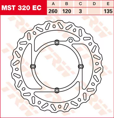 Bremsscheibe Starr Mst320ec