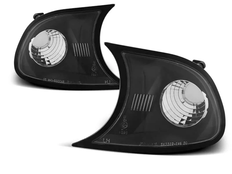 Front Direction Black Fits Bmw E46 09.01-03.03 Coupe