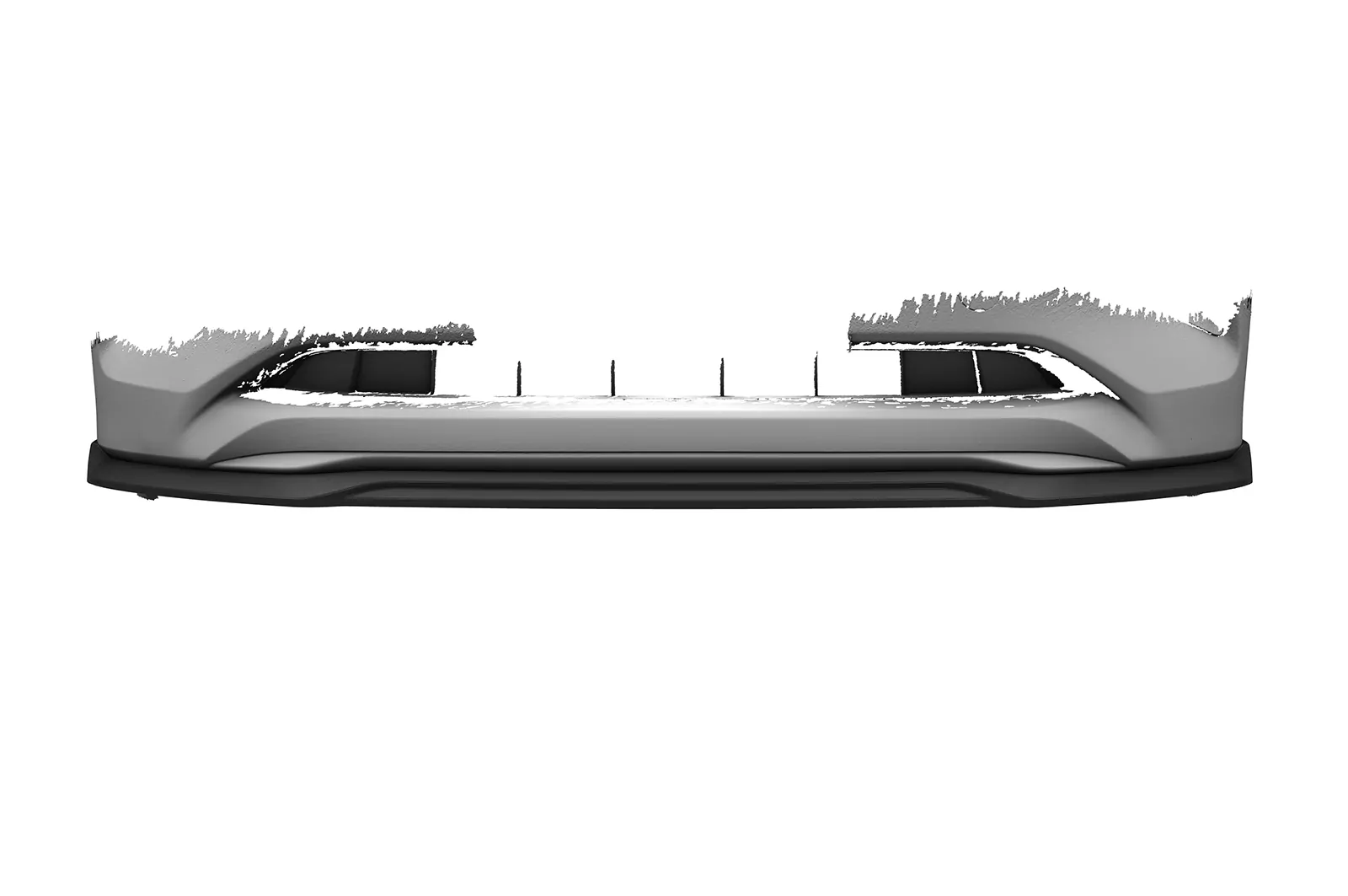 Cup-Spoilerlippe mit ABE für Mazda CX-60 Homura / Takumi CSL862 Schwarz Strukturiert