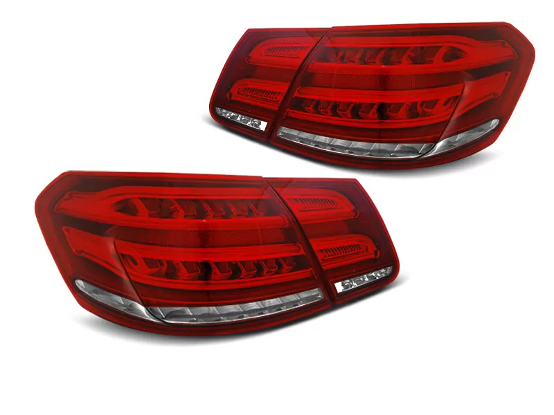 Led Tail Lights Red White Seq Fits Mercedes W212 E-klasa 13-16