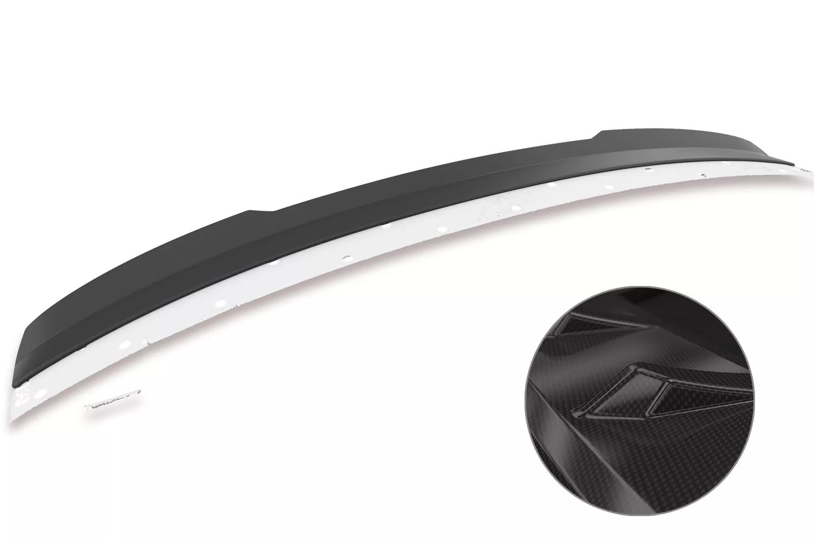 Heckflügel mit ABE für Audi A6 C5 Typ 4B Avant HF697-C Carbon Look Hochglanz