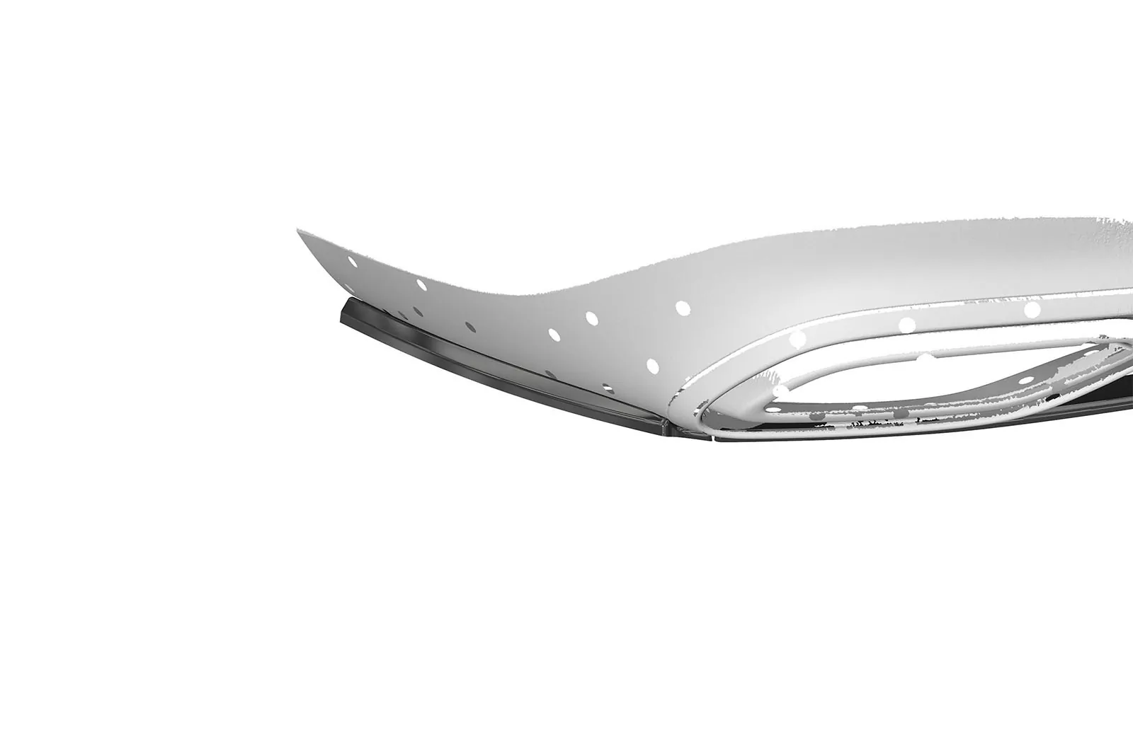 Heckansatz für Mercedes Benz CLA X118 AMG-Line HA254-M Carbon Look Matt