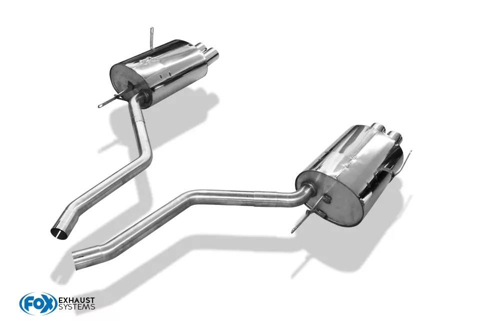 BMW E38 730i/ 735i/ 740i - Ohne Stoßstangenausschnitt  Endschalldämpfer rechts/links - 2x76 Typ 25 rechts/links