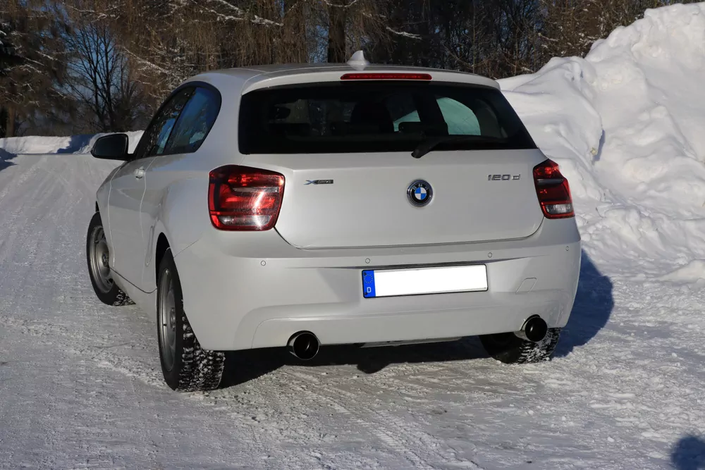 BMW F20/F21 - 120d  Endschalldämpfer quer Ausgang rechts/links - 1x100 Typ 10 rechts/links