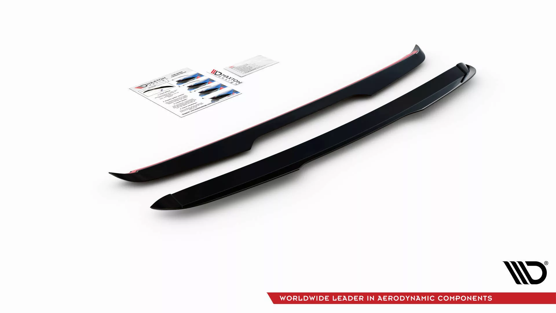 Spoiler CAP Für Toyota RAV4 Mk5 Schwarz Hochglanz