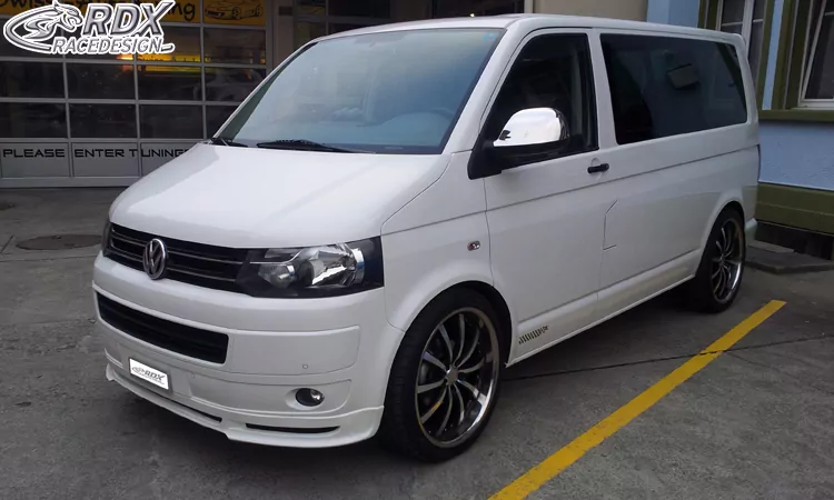 RDX Frontspoiler für VW T5 Facelift (2009+) Frontlippe Front Ansatz Spoilerlippe