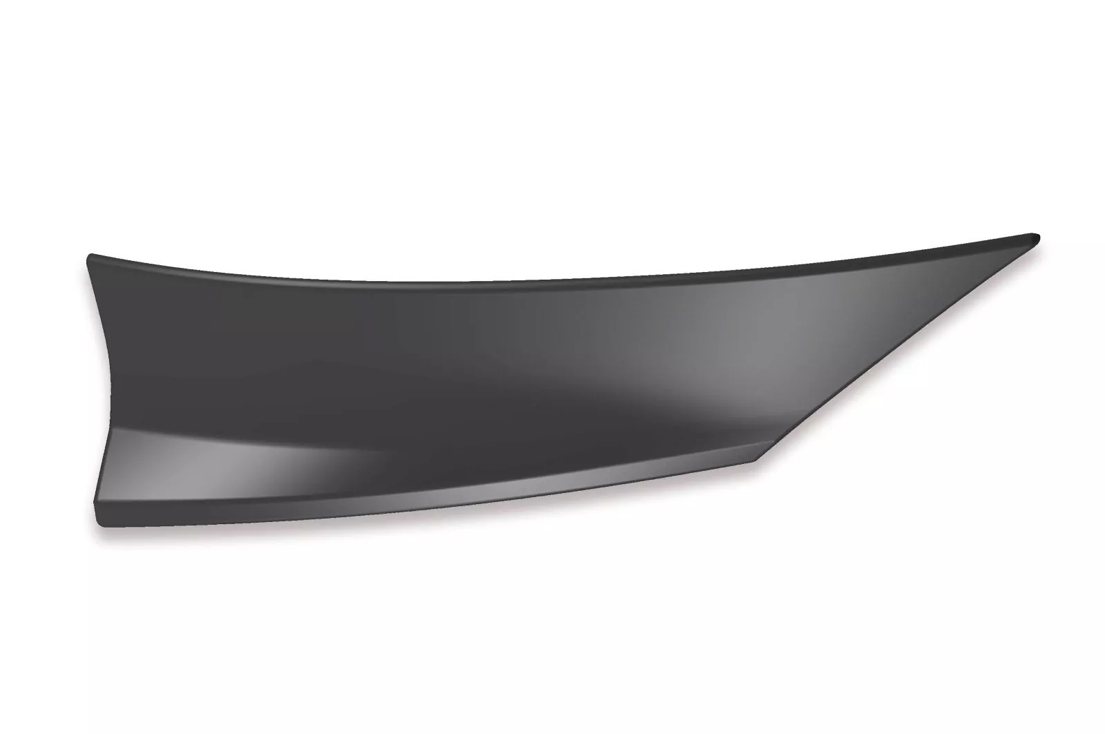 Heckansatz für VW Golf 7 R / R-Line HA255 Strukturiert (schwarz matt)