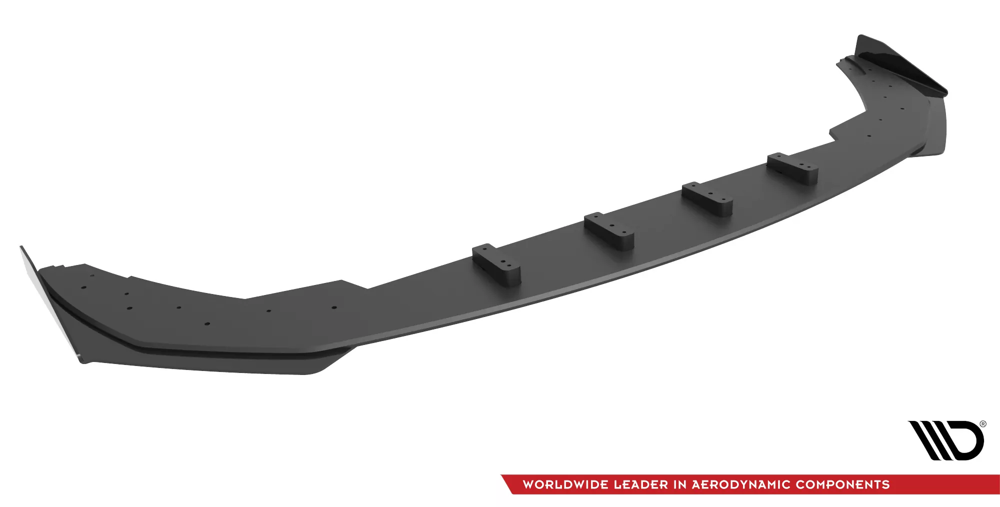 Street Pro Front Ansatz Für +Flaps Für + Flaps BMW 2 Coupe M-Paket / M240i G42 Schwarz Hochglanz