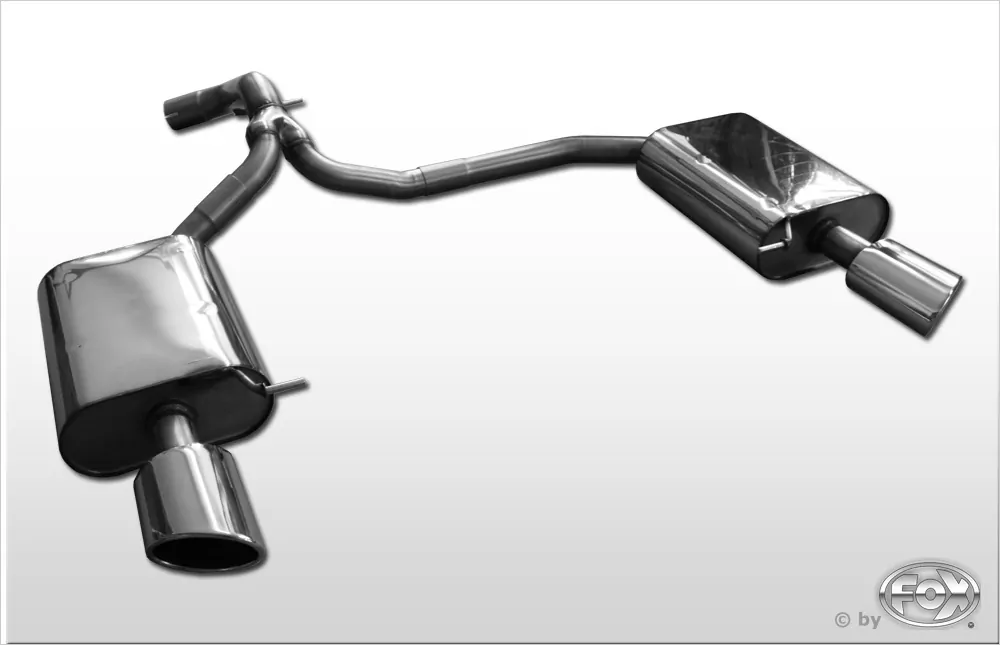 Ford S-Max  Endschalldämpfer rechts/links - 115x85 Typ 38 rechts/links