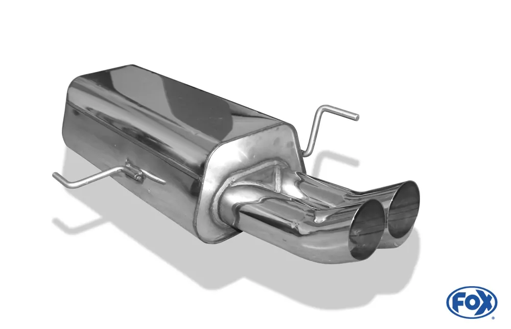 Audi 80 Typ B4 Limousine & Avant  Endschalldämpfer Ø63,5mm - 2x76 Typ 18