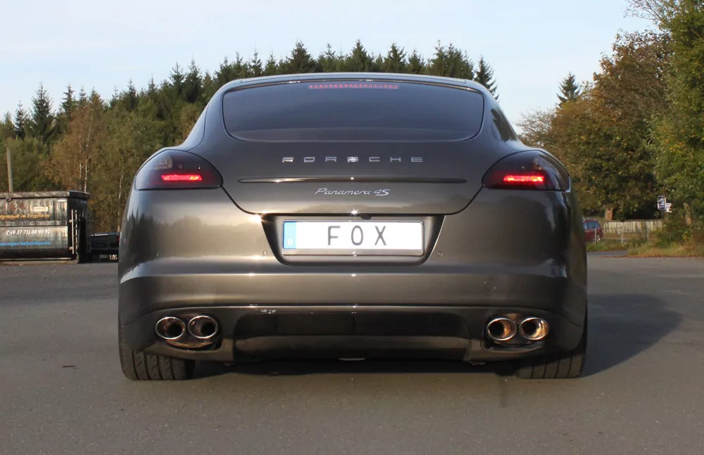Porsche Panamera 3,6l  Endschalldämpfer rechts/links - 2x115x85 Typ 44 rechts/links