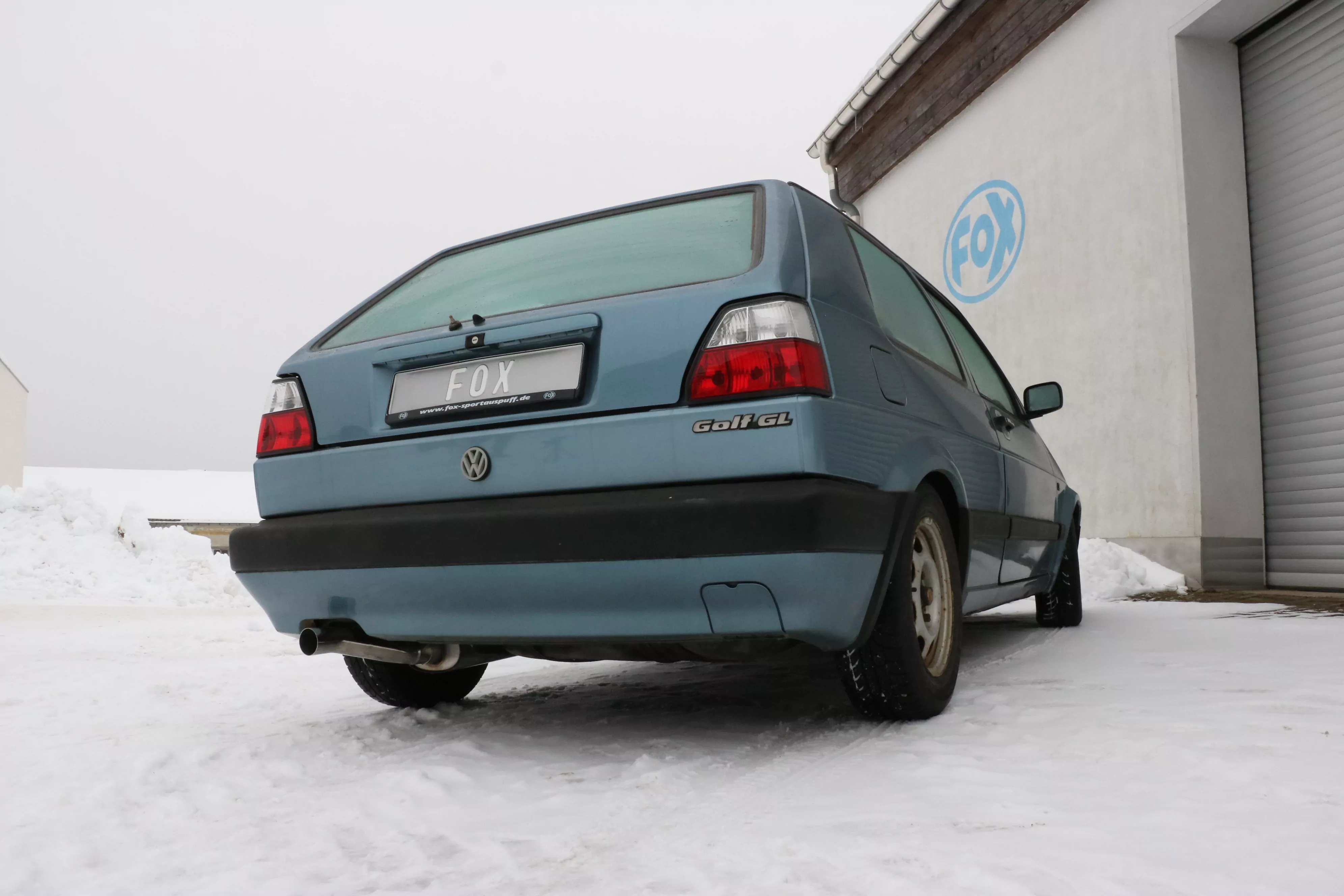 VW Golf II Typ 19E  Endschalldämpfer - 1x63 Typ 23