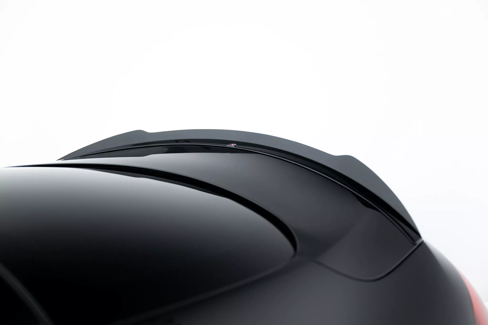 Spoiler CAP Passend Für Passend Für MERCEDES- BENZ C-KLASSE W205 COUPE AMG-LINE Schwarz Hochglanz Schwarz Hochglanz