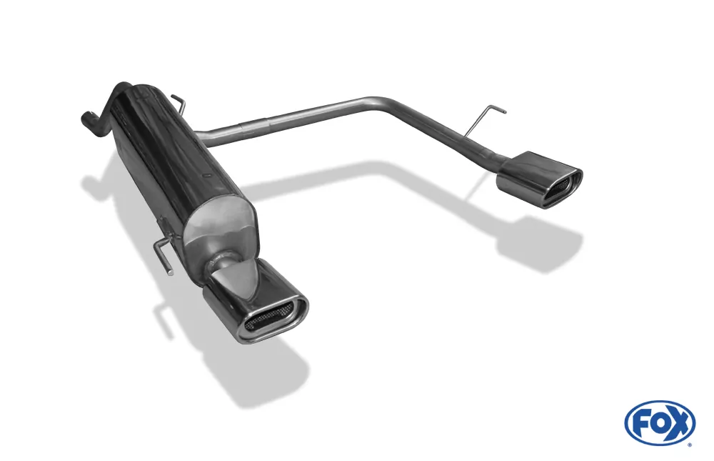 Fiat Grande Punto 199 - Benzin  Endschalldämpfer Ausgang rechts/links - 135x80 Typ 53 rechts/links