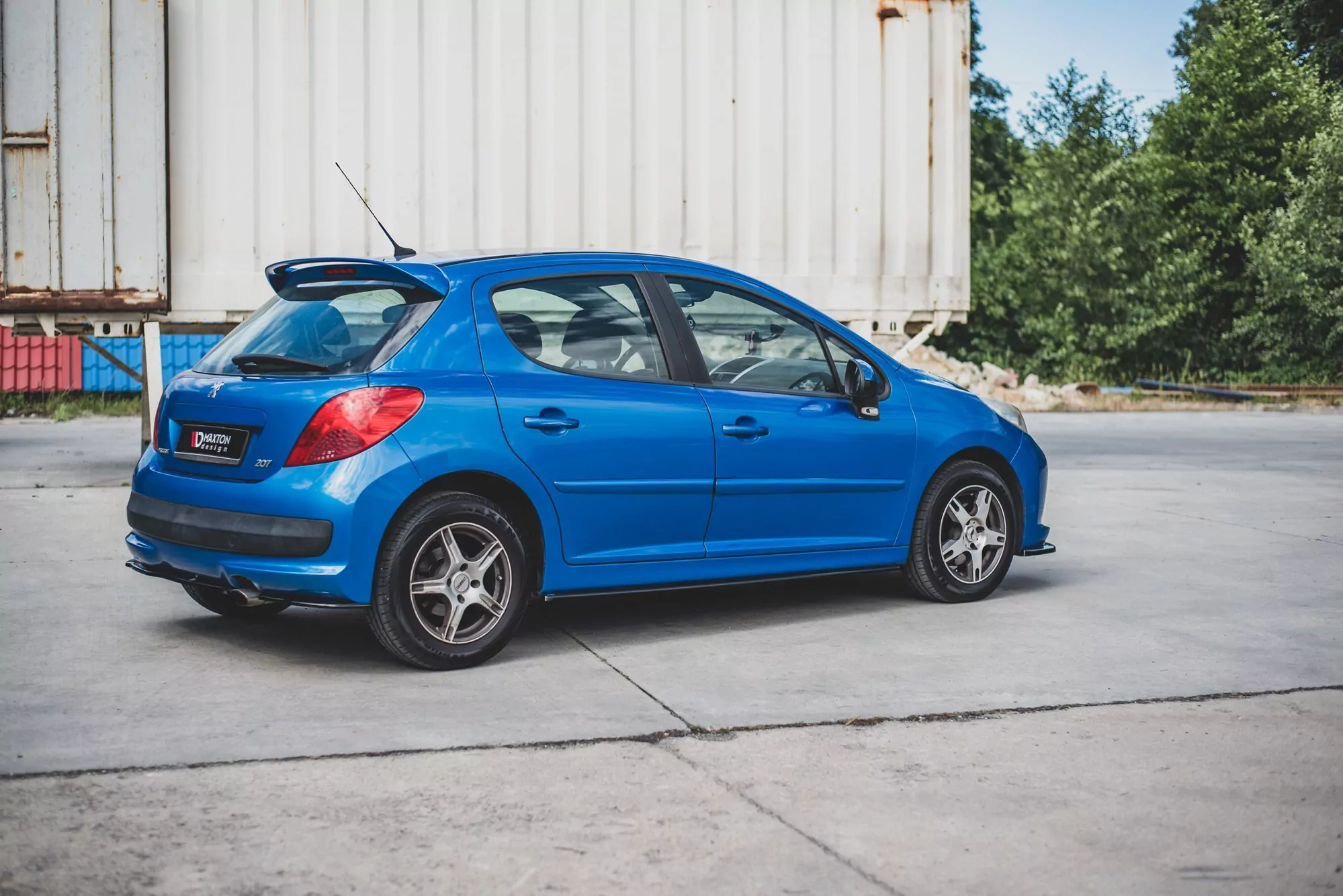 Seitenschweller Ansatz Passend Für Peugeot 207 Sport Schwarz Hochglanz