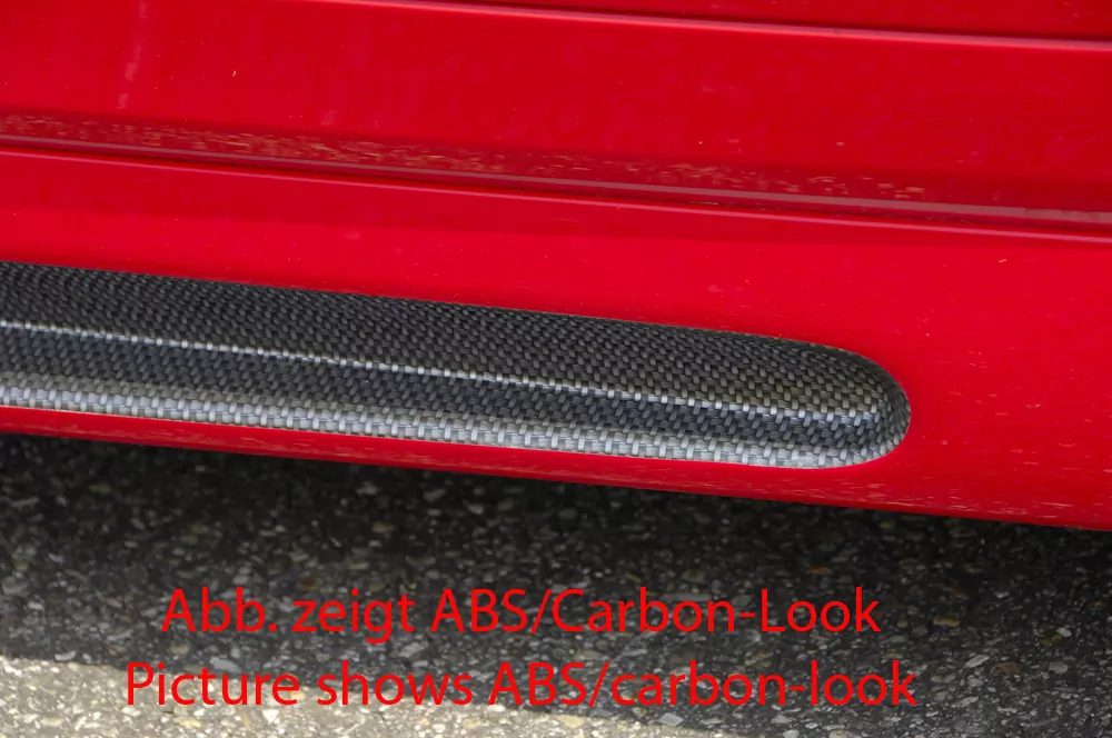 Rieger Seitenschweller rechts  matt schwarz für Audi A4 (8H) Cabrio 04.02-12.05 (bis Facelift)