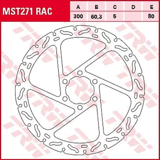Bremsscheibe Starr Mst271rac