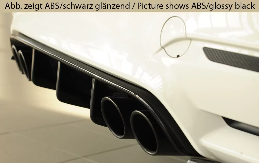 Rieger Heckeinsatz für BMW 3er F80 M3 (M3) | Lim. 01.14- für orig. Heckschürze