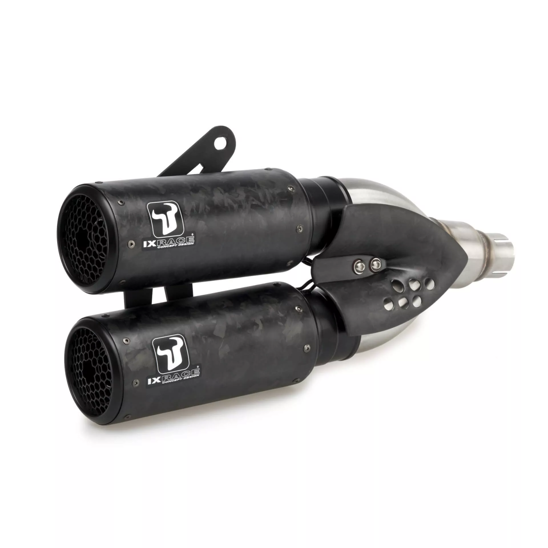 IXRACE DCX2 Edelstahl/Carbon forged Endschalldämpfer, Z 900, 2020- E-geprüft