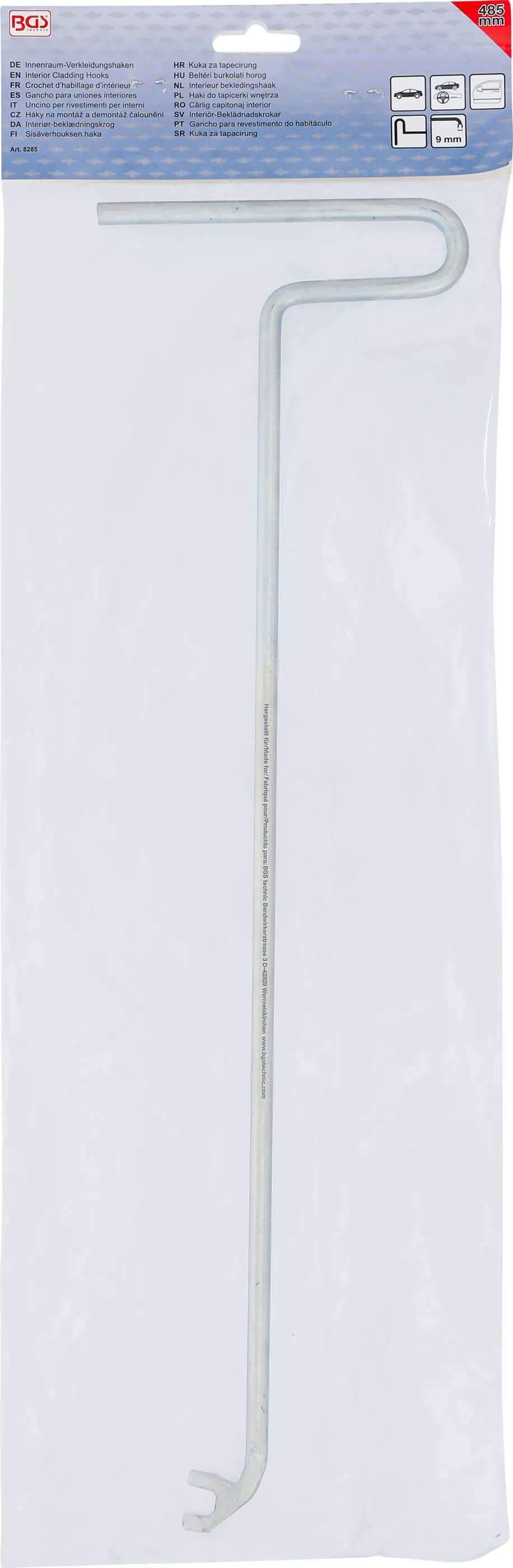 Innenraum-Verkleidungshaken | universal