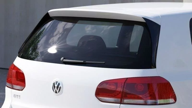 HECK SEITE Heck Spoiler Aufsatz Abrisskante Passend Für VW GOLF 6 GTI (R400 LOOK)