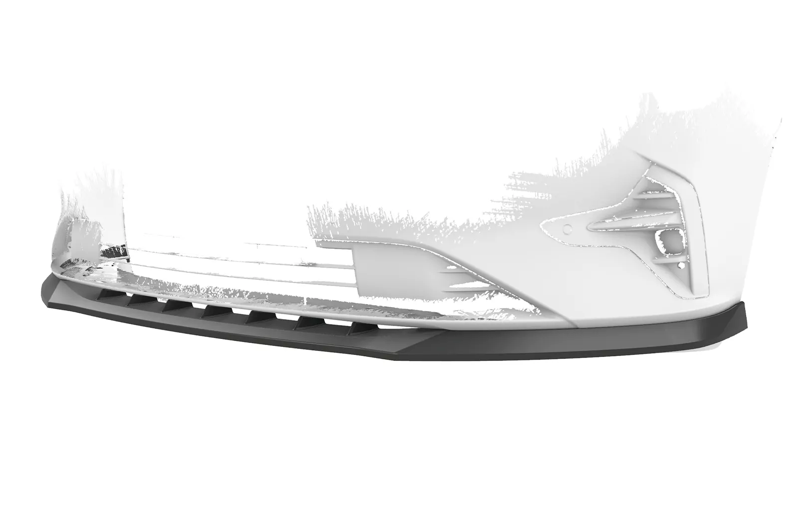 Cup-Spoilerlippe mit ABE für Opel Insignia B CSL619 Schwarz Strukturiert