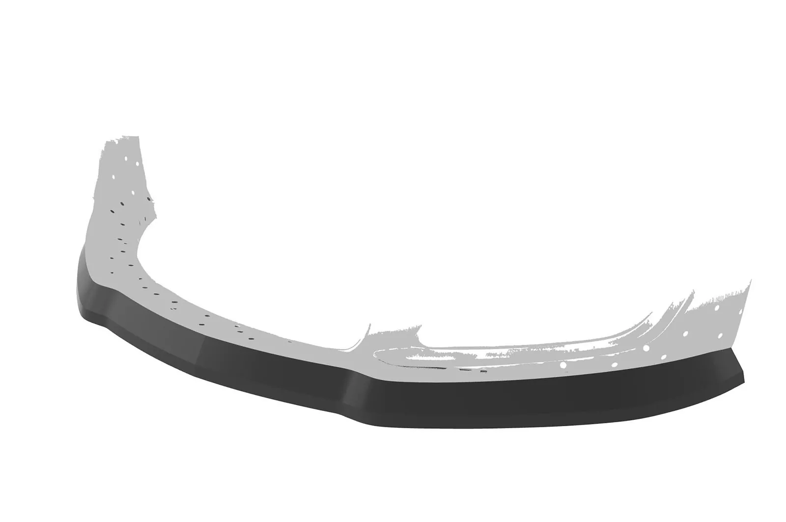 Cup-Spoilerlippe mit ABE für Opel Insignia A CSL131-M Carbon Look (matt)