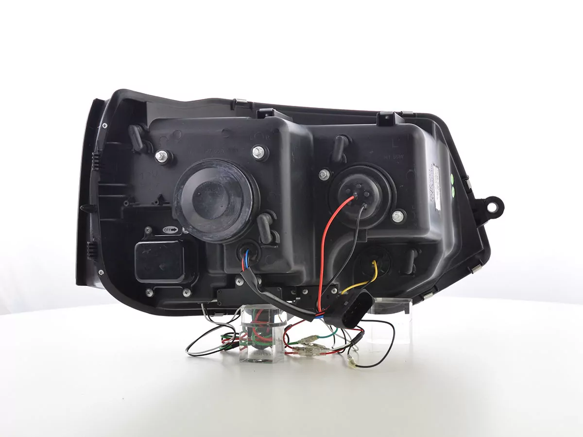 Scheinwerfer Set Daylight LED Tagfahrlicht VW Bus T5  ab 2009 schwarz