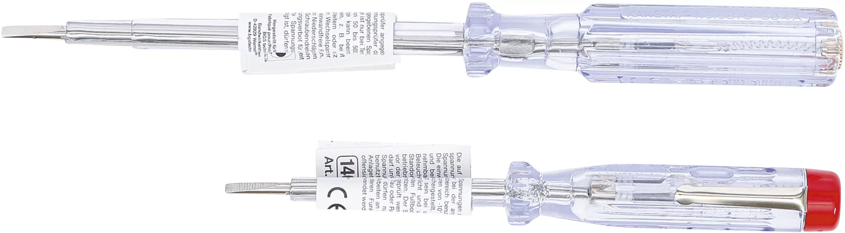 Spannungsprüfer | 120 - 250 V | 140 / 190 mm | 2-tlg.