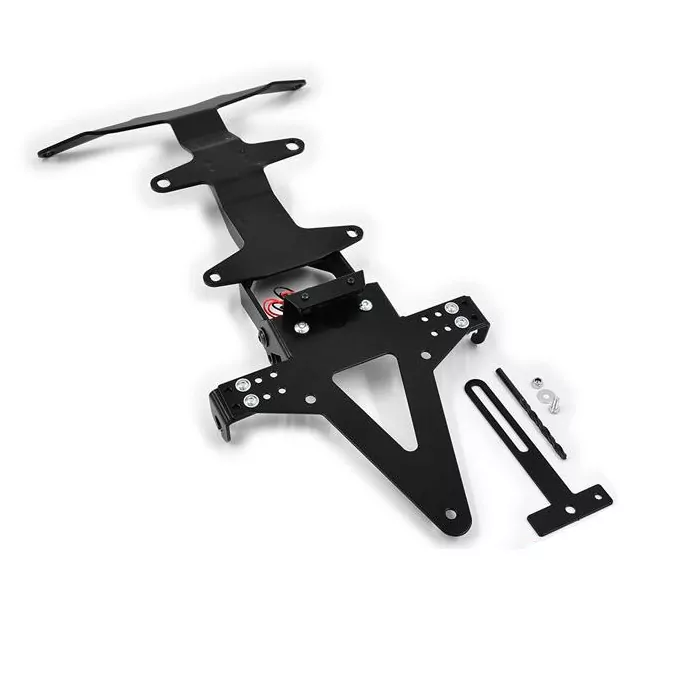 Kennzeichenhalter | DUCATI Scrambler 800 | 15-17 verstellbar | schwarz | inkl. Reflektorhalter