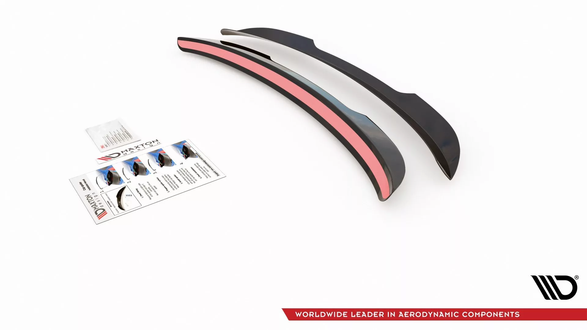 Spoiler CAP Passend Für Ford Mondeo Kombi Mk5 Facelift Schwarz Hochglanz